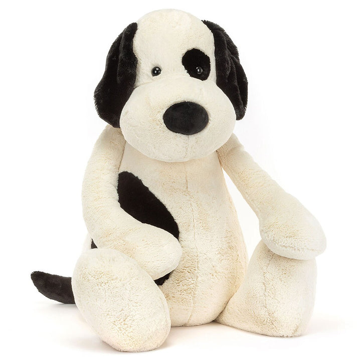 Jellycat Gigantic Bashful Rufferty Black & Cream Puppy