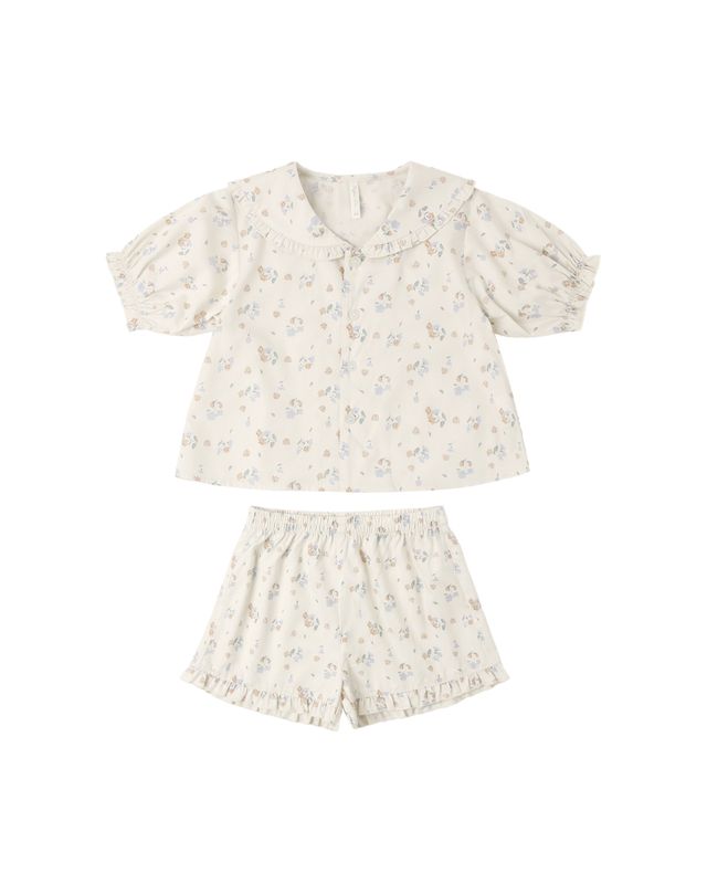 Rylee + Cru Delilah Pajama Set - Pastel Garden