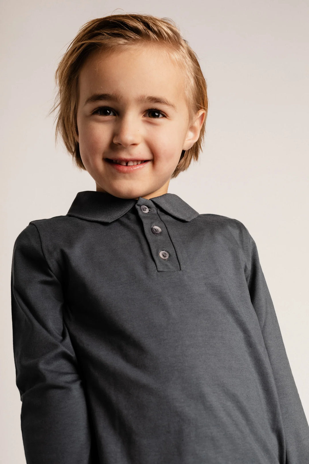 Baje Studio Brock Polo - Blue Vintage