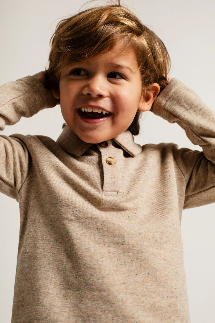 Baje Studio Denezy Polo - Sand Melange Multicolor