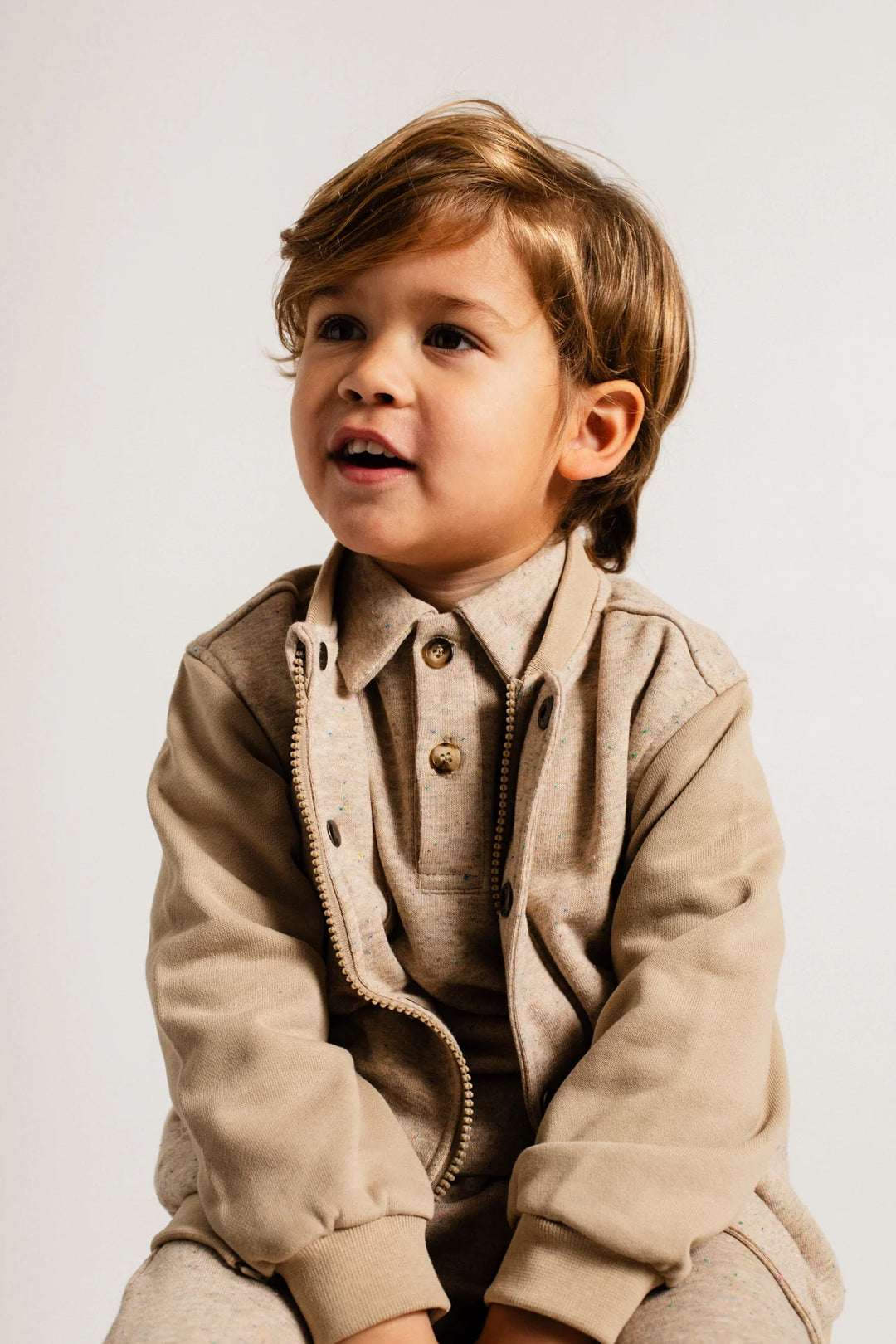 Baje Studio Denezy Polo - Sand Melange Multicolor