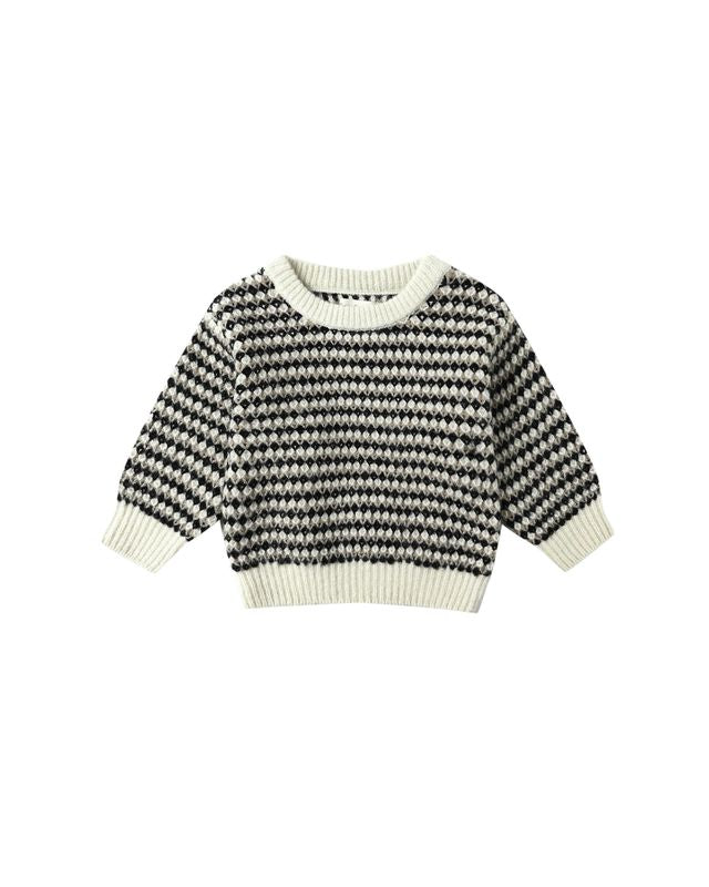 Rylee + Cru Shiloh Sweater - Black Speckle
