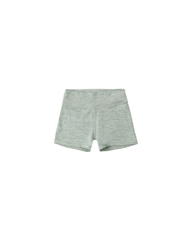 Rylee + Cru Shortie Short - Heathered Sea Green