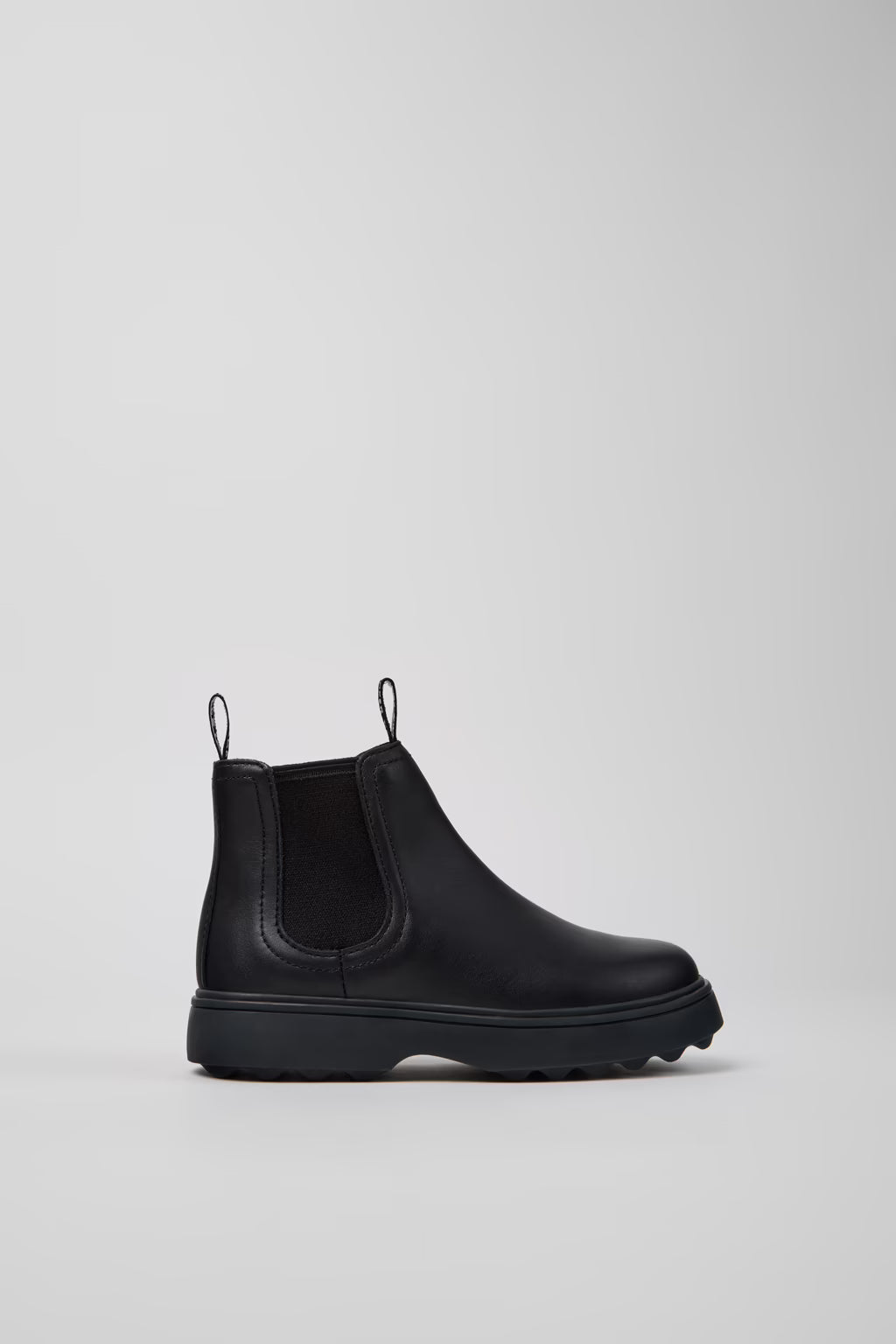 Camper Norte Black Leather Ankle Boots