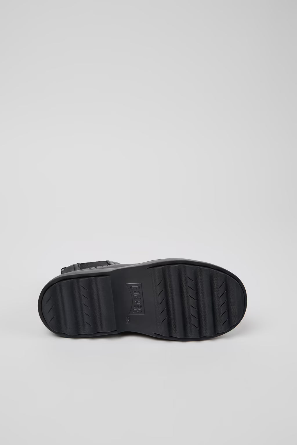 Camper Norte Black Leather Ankle Boots