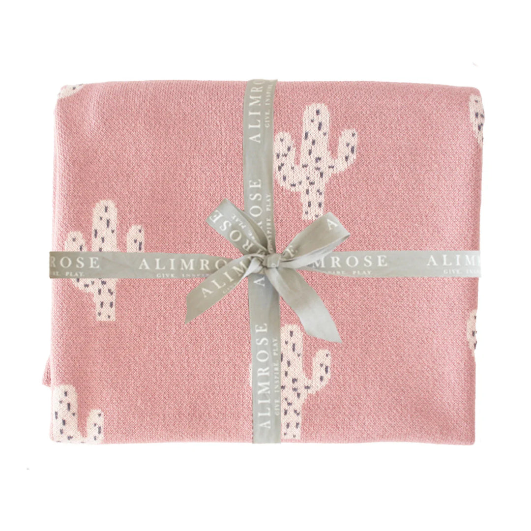 Alimrose Cactus Baby Blanket - Petal