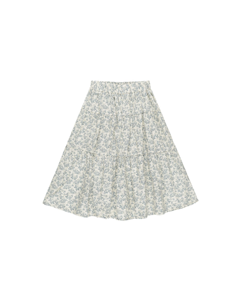 Rylee + Cru Tiered Midi Skirt - Blossom