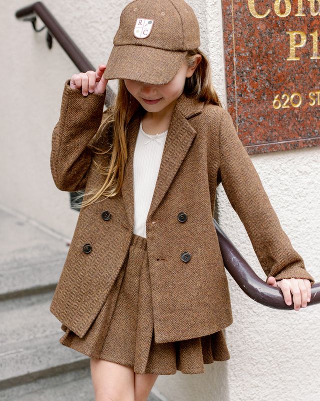 Rylee + Cru Pleated Mini Skirt - Rustic Plaid