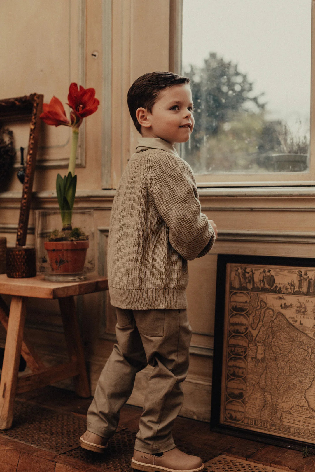 Baje Studio Bercher Pants - Green Moss