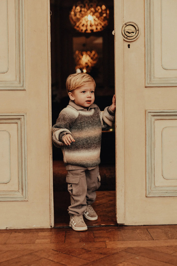 Baje Studio Bern Sweater - Grey Melange Multicolor