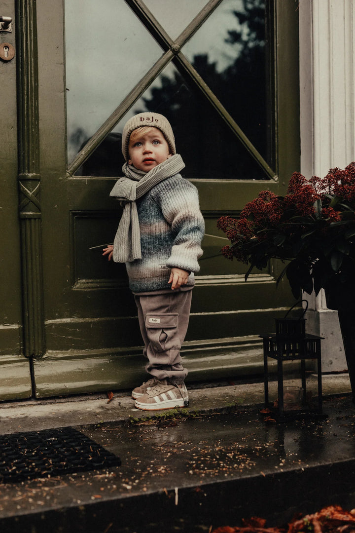 Baje Studio Bern Sweater - Grey Melange Multicolor