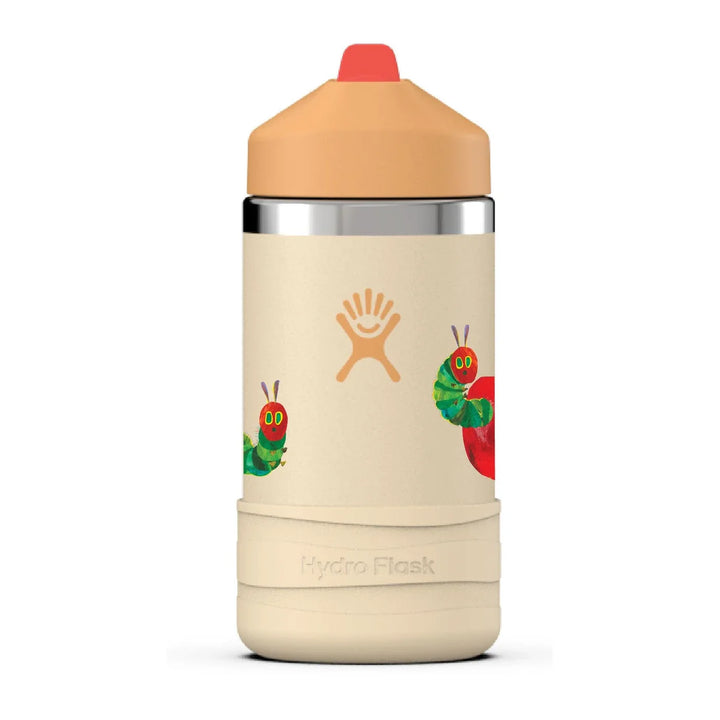 Hydro Flask Kids' Limited Edition 12oz Wide Straw Cap With Bottle Boot - Hungry Caterpillar
