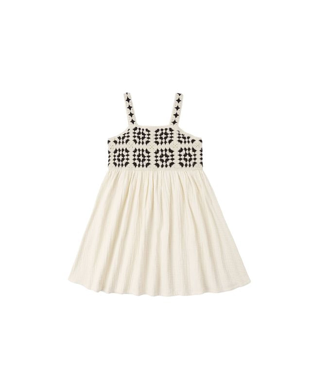 Rylee + Cru Crochet Sundress - Abstract