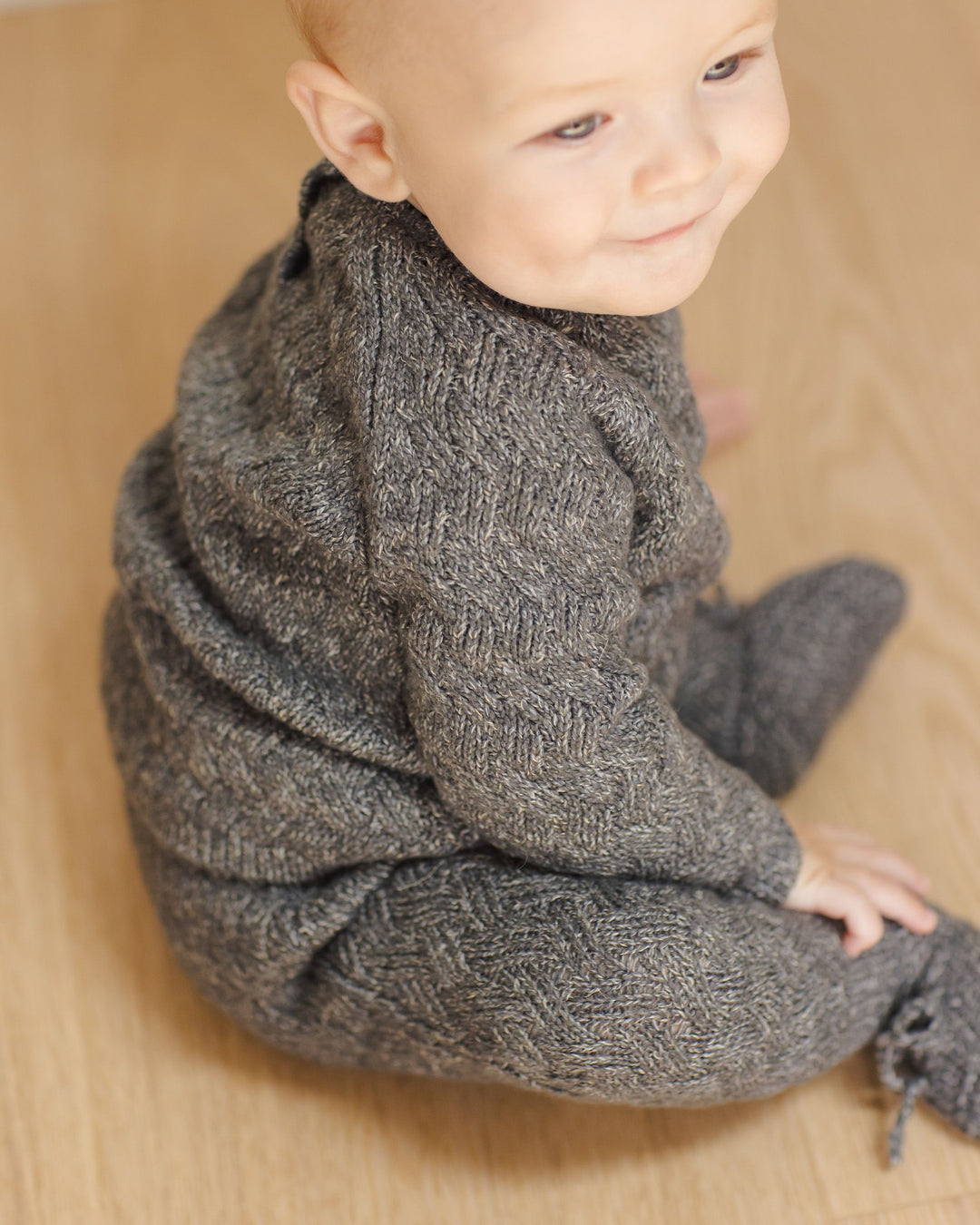 Quincy Mae Knit Sweater - Heathered Indigo