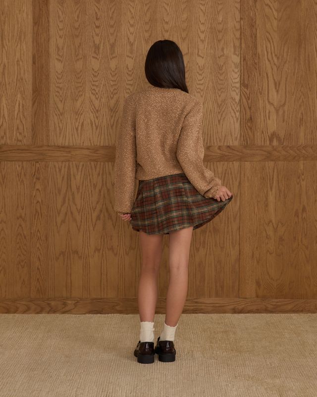 Rylee + Cru Teen Aspen Sweater - Toffee Boucle
