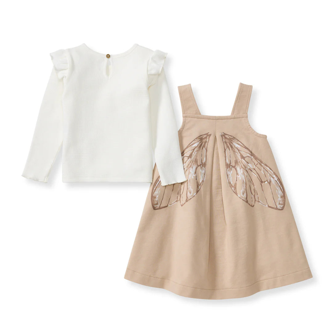 Burt's Bees Bee Wings Tee & Dress Set - Delicate Doe