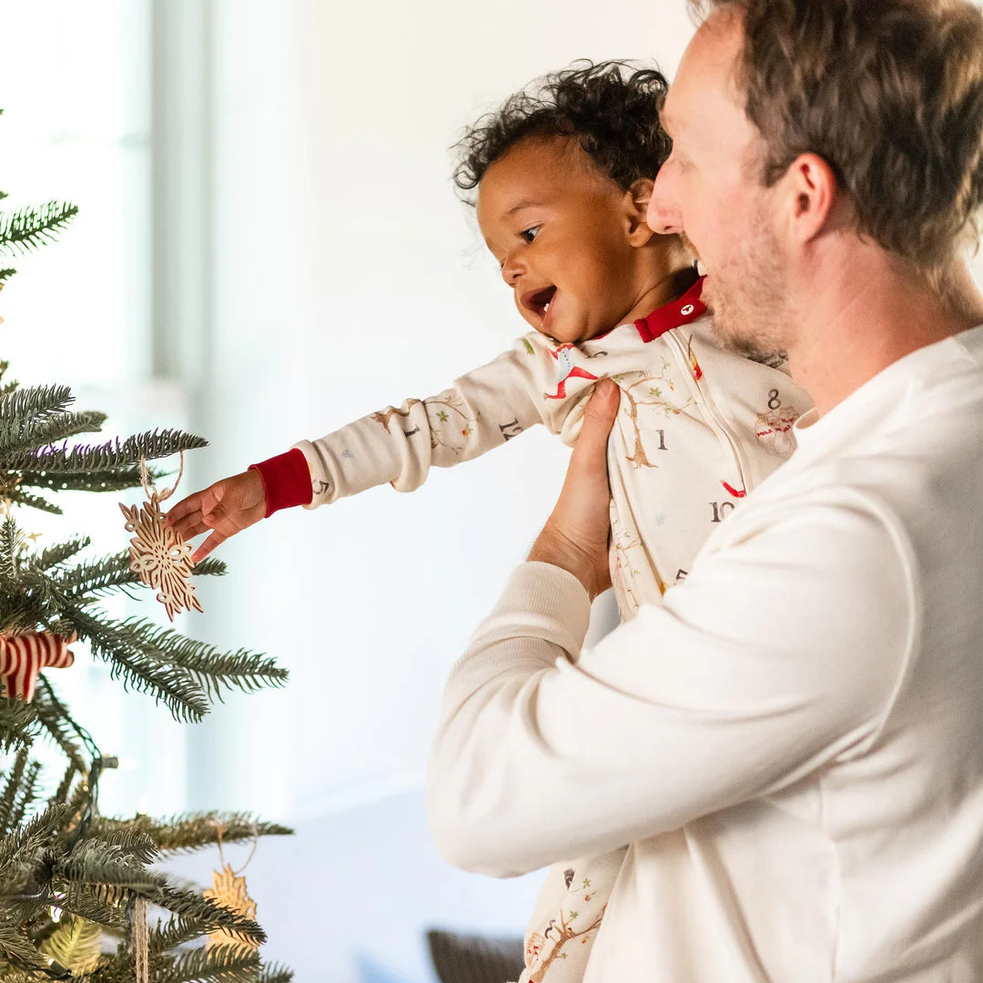 Burt's Bees 12 Days of Christmas Organic Sleep & Play Footie