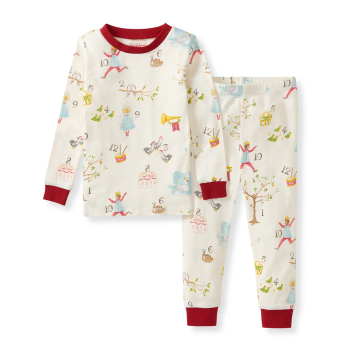 Burt's Bees 12 Days of Christmas Organic Two-Piece Pajamas