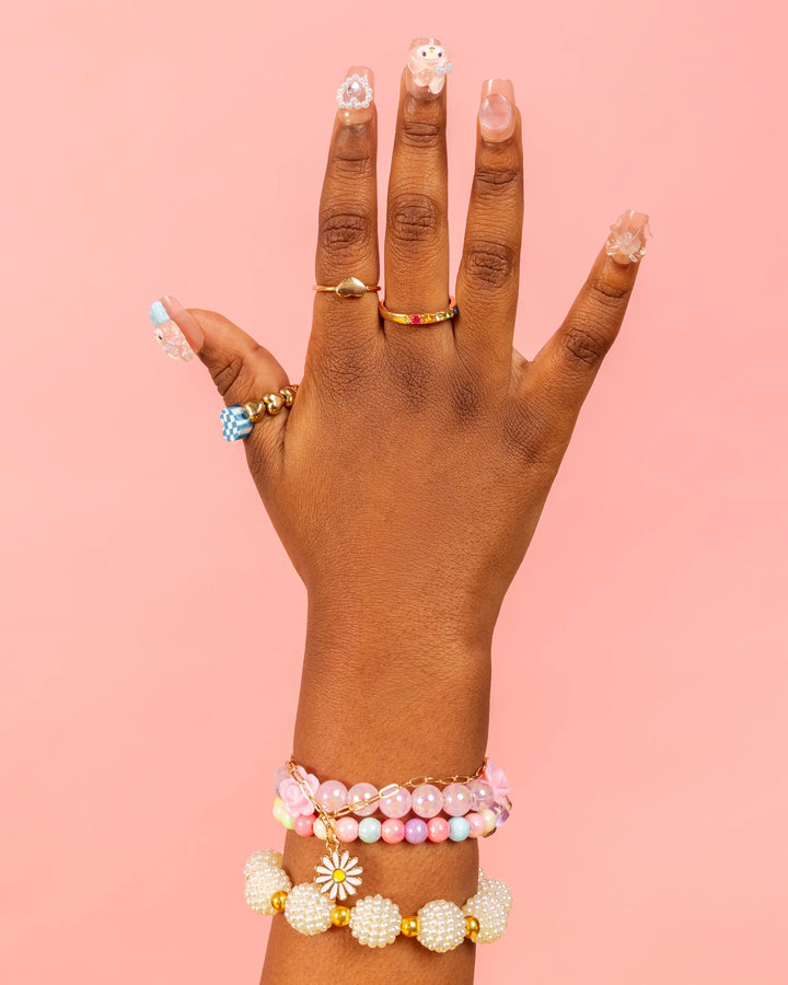 Sugar Standard Tween 3D Press-On Nails – Bow & Bunny