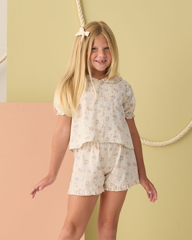 Rylee + Cru Delilah Pajama Set - Pastel Garden