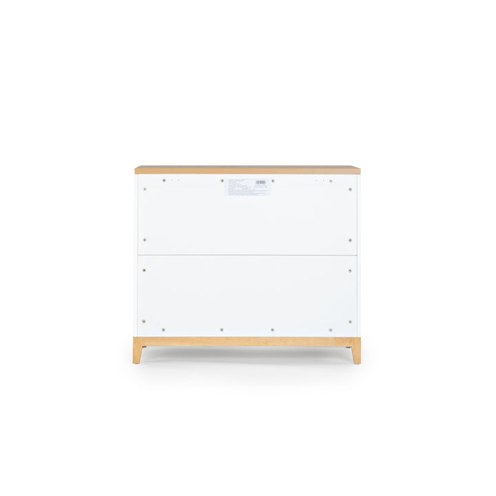 Dadada Lala Little 3-drawer Dresser - White/Red Oak