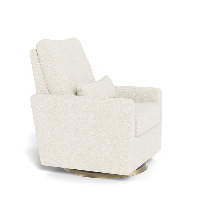 Monte Design Motorized Matera Glider Recliner - Gold Swivel Base