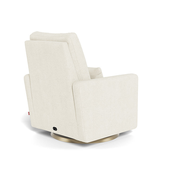 Monte Design Motorized Matera Glider Recliner - Gold Swivel Base