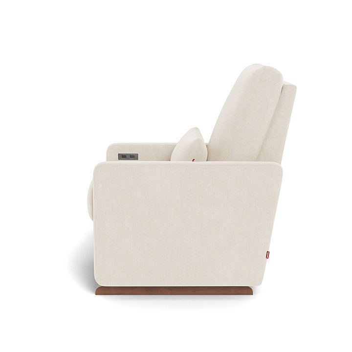 Monte Design Motorized Matera Glider Recliner - Walnut Base