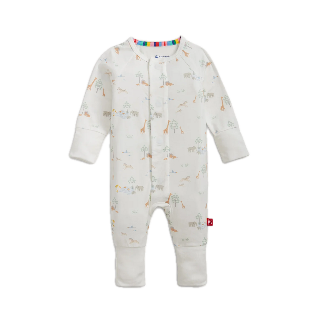 Magnetic Me Serene Safari Magnetic Coverall - White