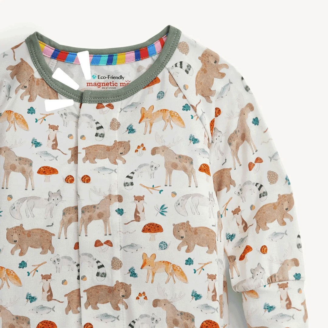Magnetic Me Magnetic Modal Convertible Coverall - Wonderful Wildlife
