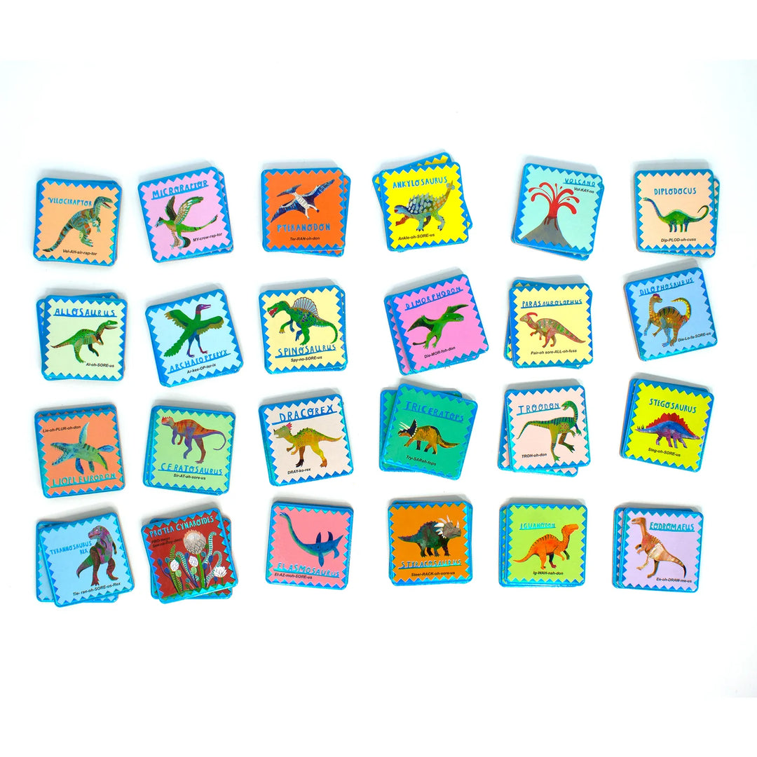 Eeboo Shiny Dinosaur Memory & Matching Game