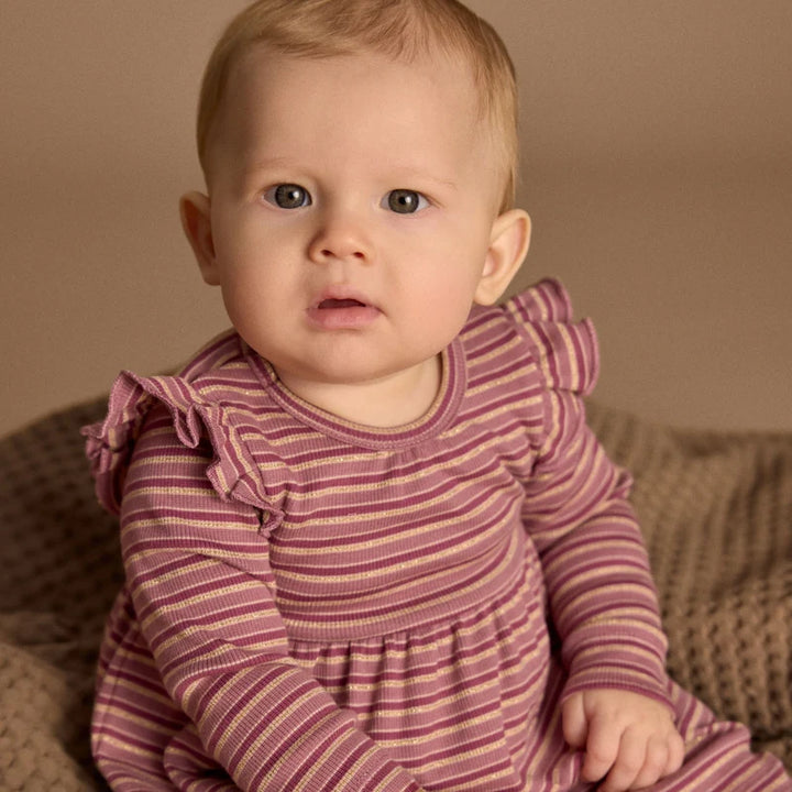 Minymo Body Dress - Mahogany Rose