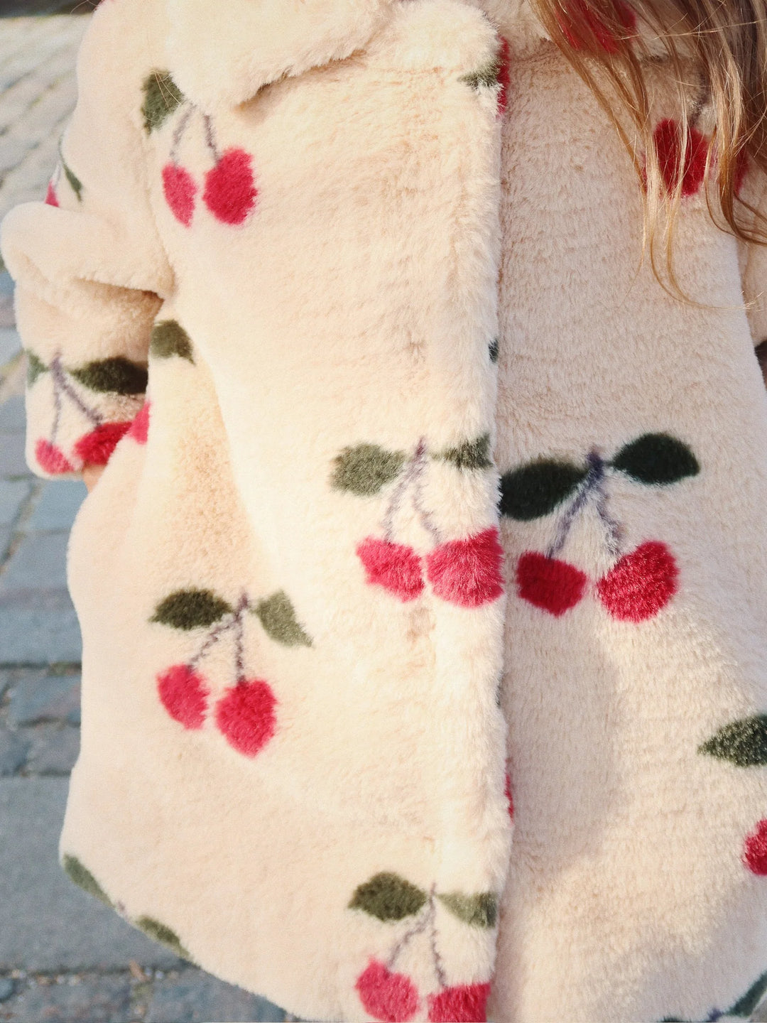 Konges Slojd Fuzzie Coat - Ma Grande Cerise