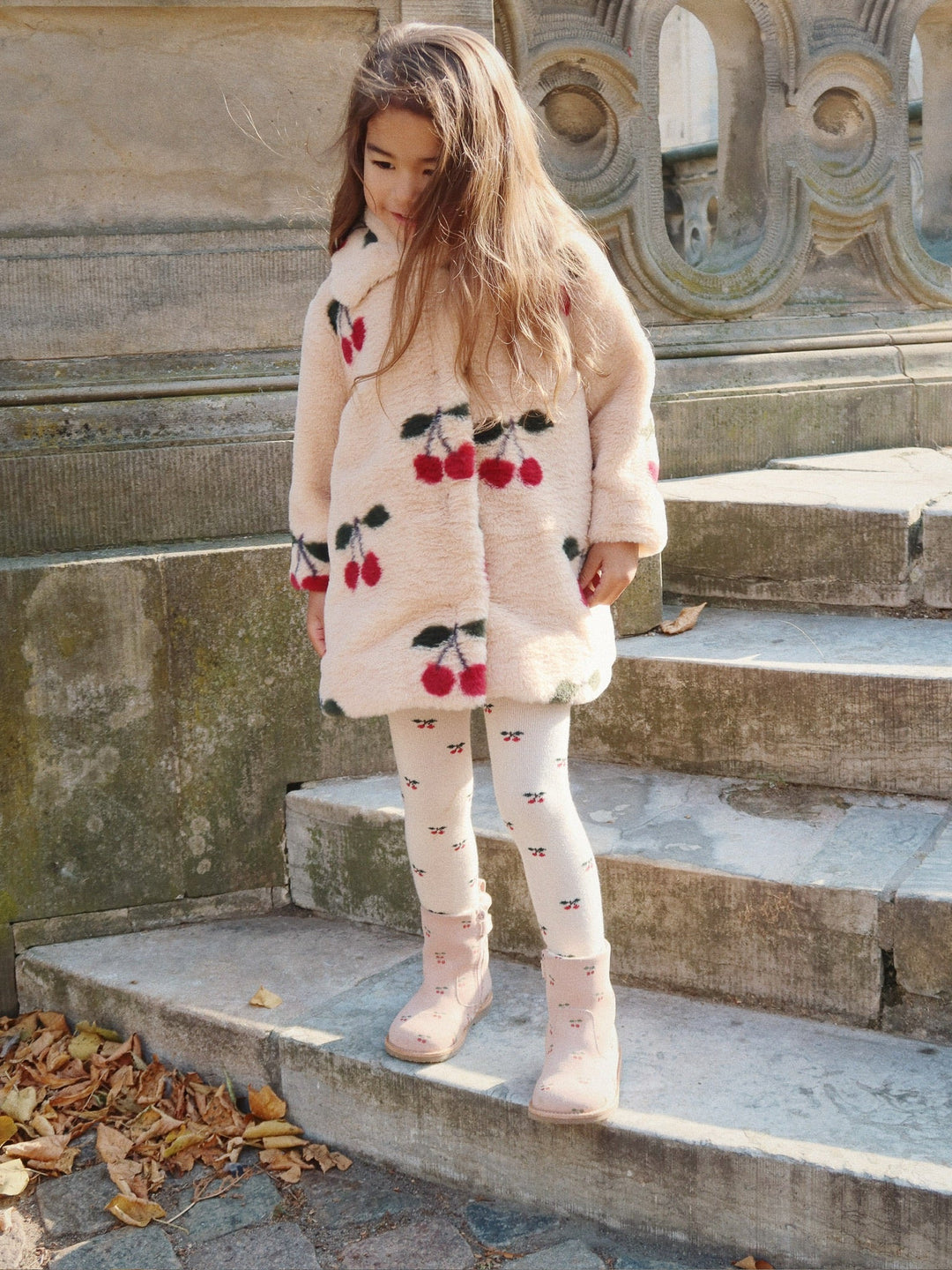 Konges Slojd Fuzzie Coat - Ma Grande Cerise