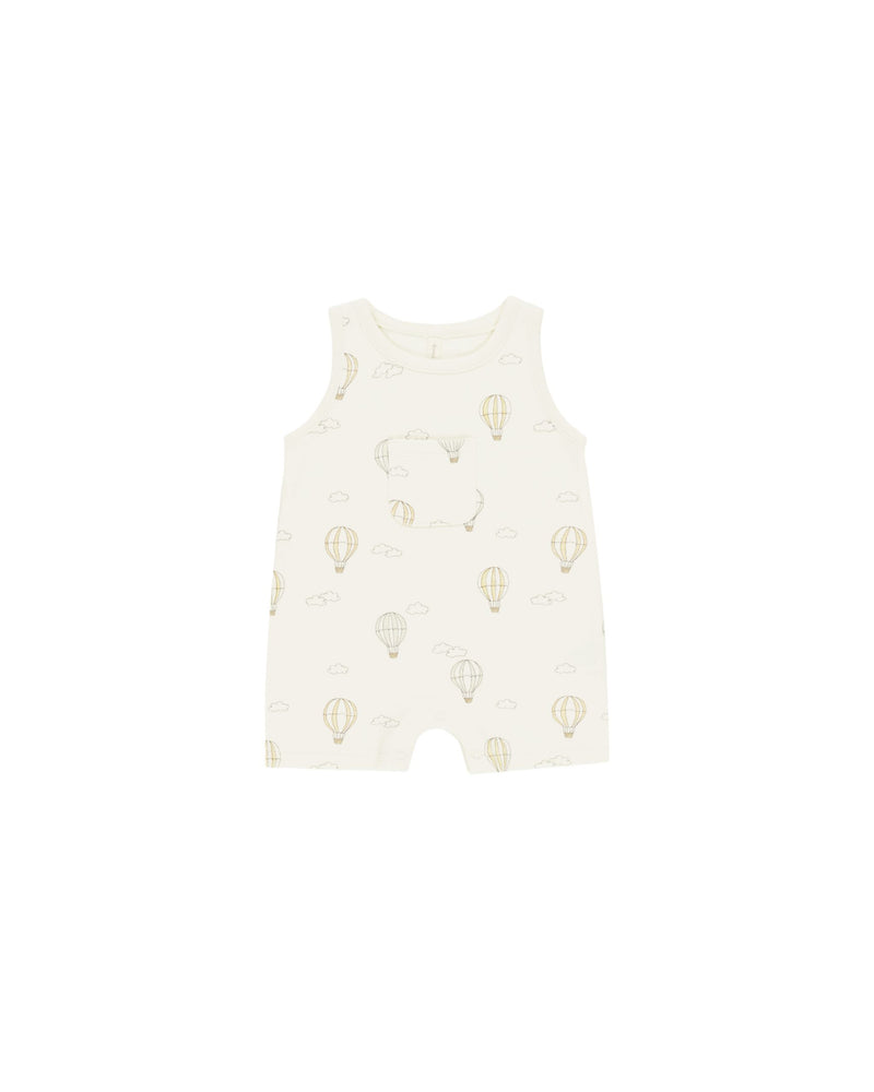 Quincy Mae Sleeveless One-Piece - Hot Air Balloons