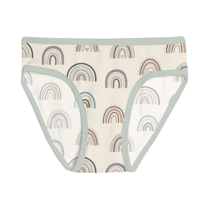 Kickeepants Print Girl's Underwear - Earthy Rainbows