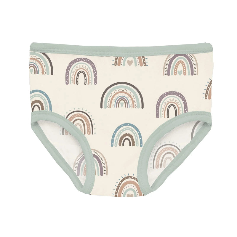Kickeepants Print Girl's Underwear - Earthy Rainbows