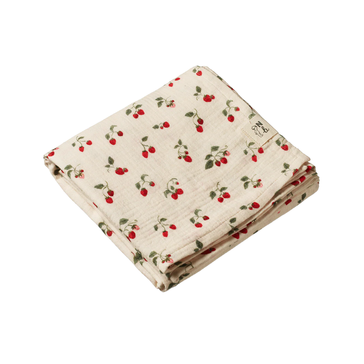 Nature Baby Muslin Wrap - Strawberry Blush