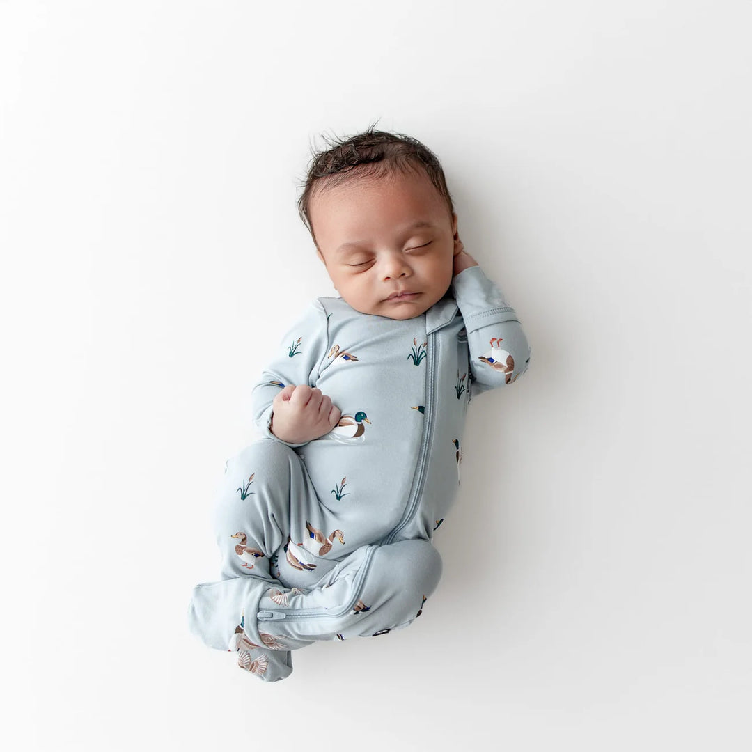 Kyte Baby Footie - Mallard Duck