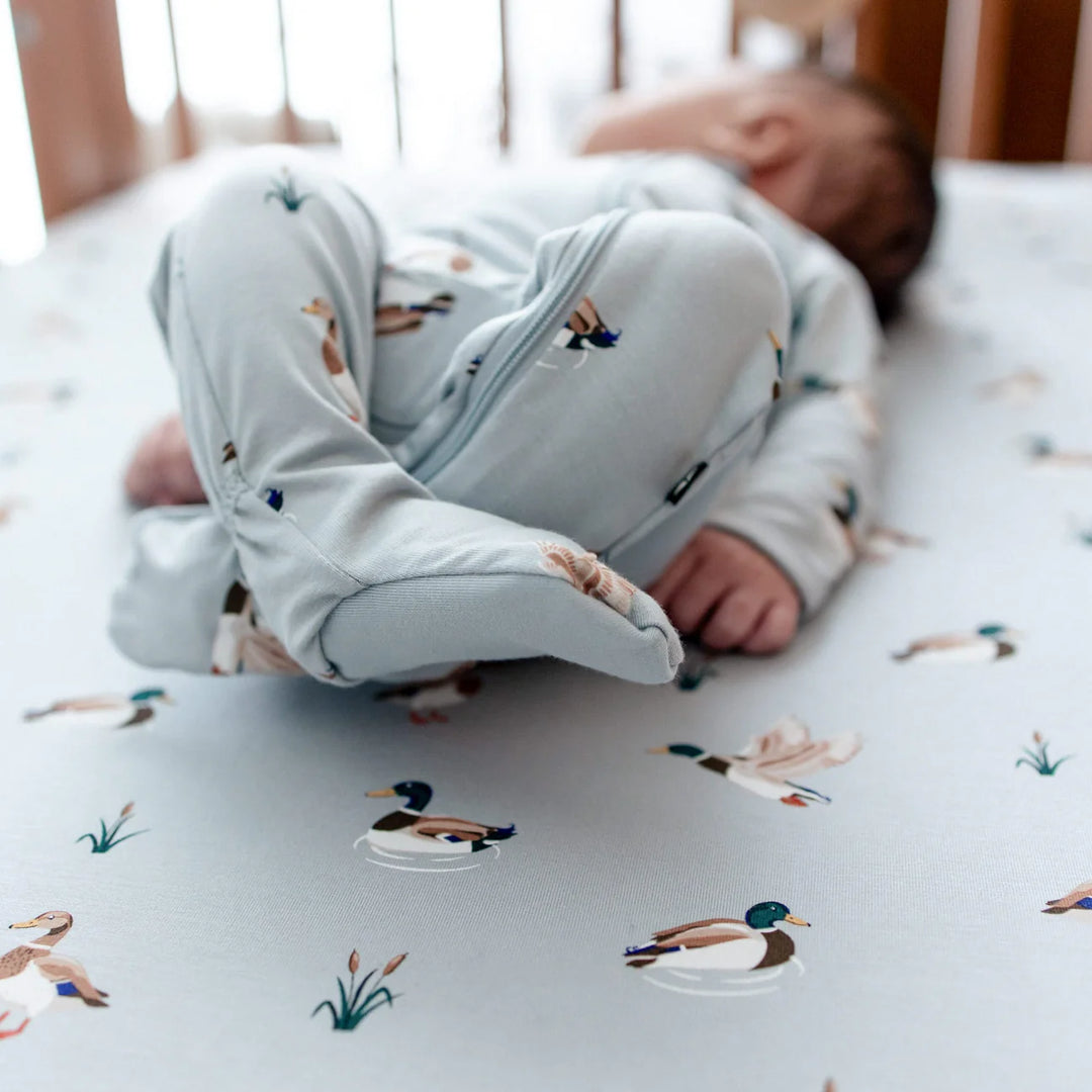 Kyte Baby Footie - Mallard Duck