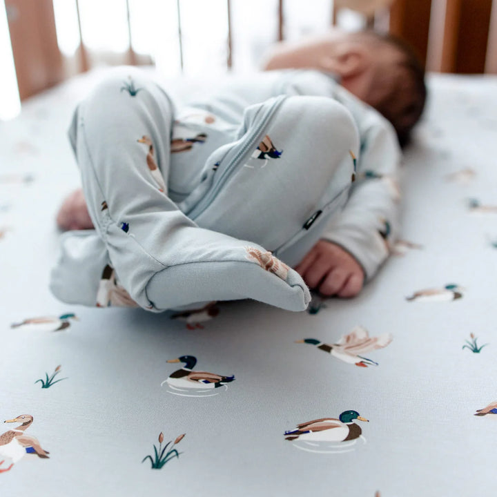 Kyte Baby Footie - Mallard Duck