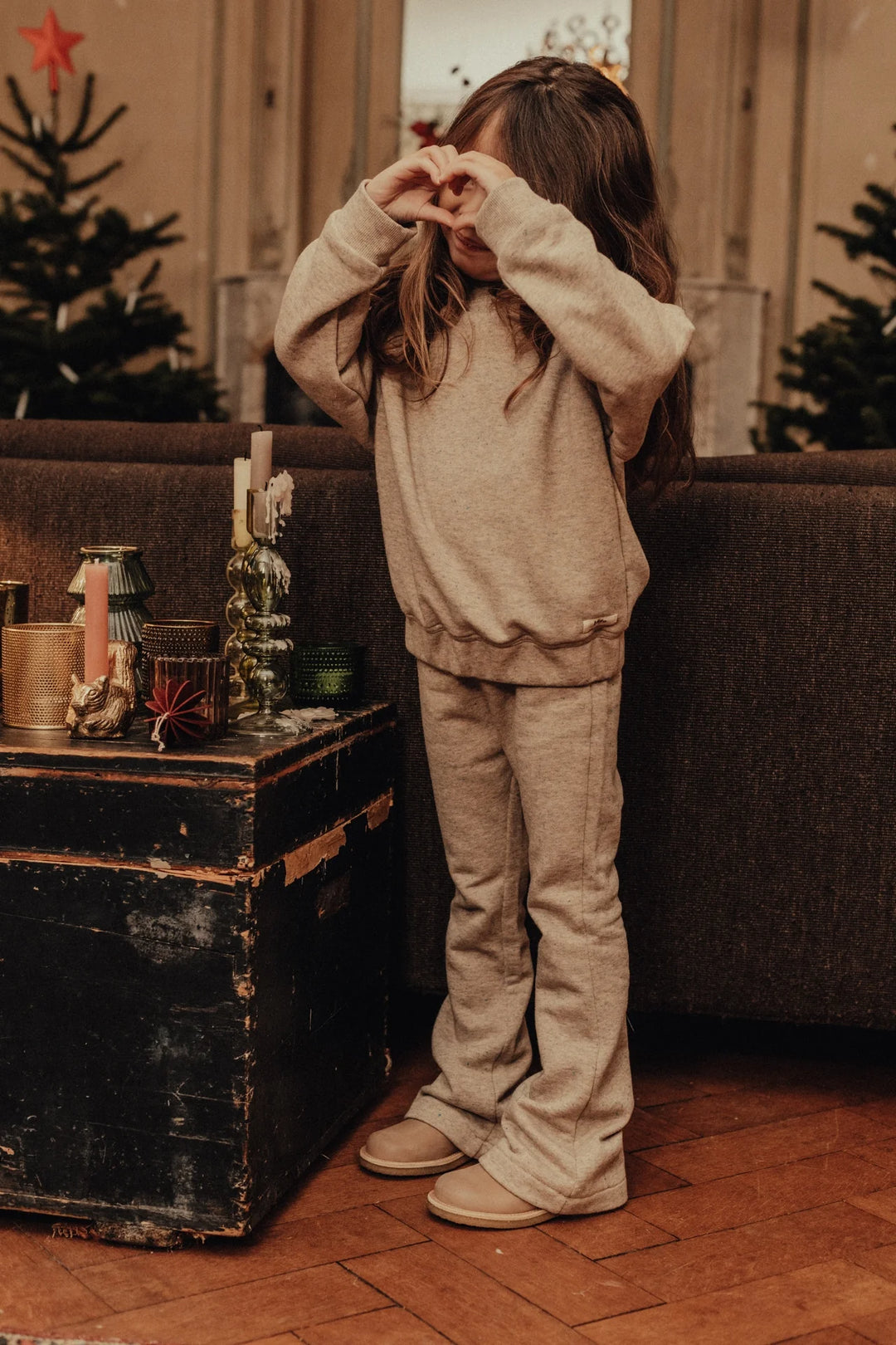 Baje Studio Vouvry Pants - Sand Melange Multicolor