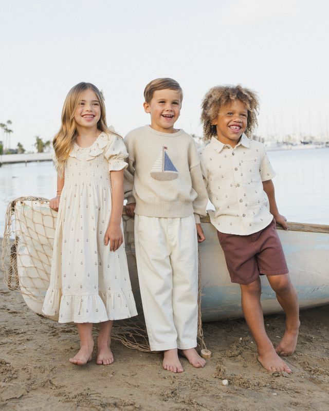 Rylee + Cru Aspen Sweater - Sailboat