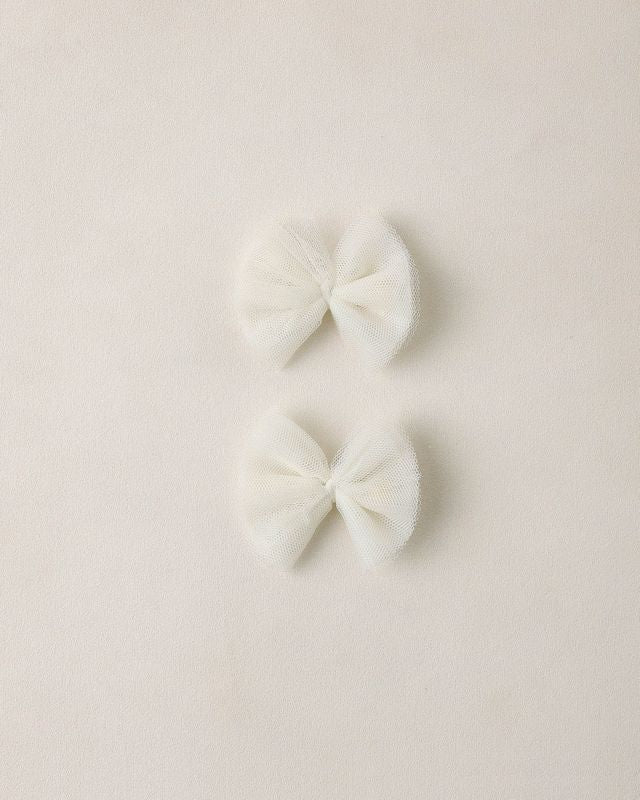 Noralee Flutter Tulle Clips - Ivory