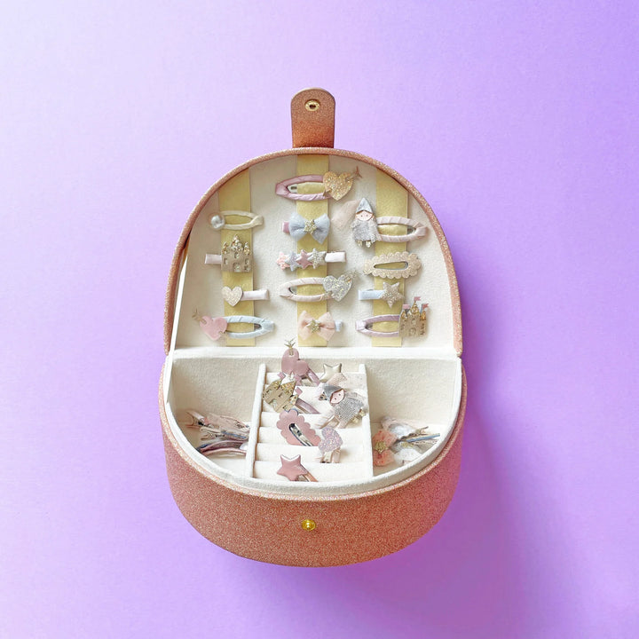 Mimi & Lula Pink Rainbow Jewelry Box