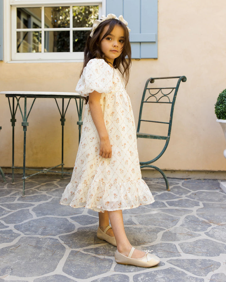 Noralee Gathered Headband - Ecru