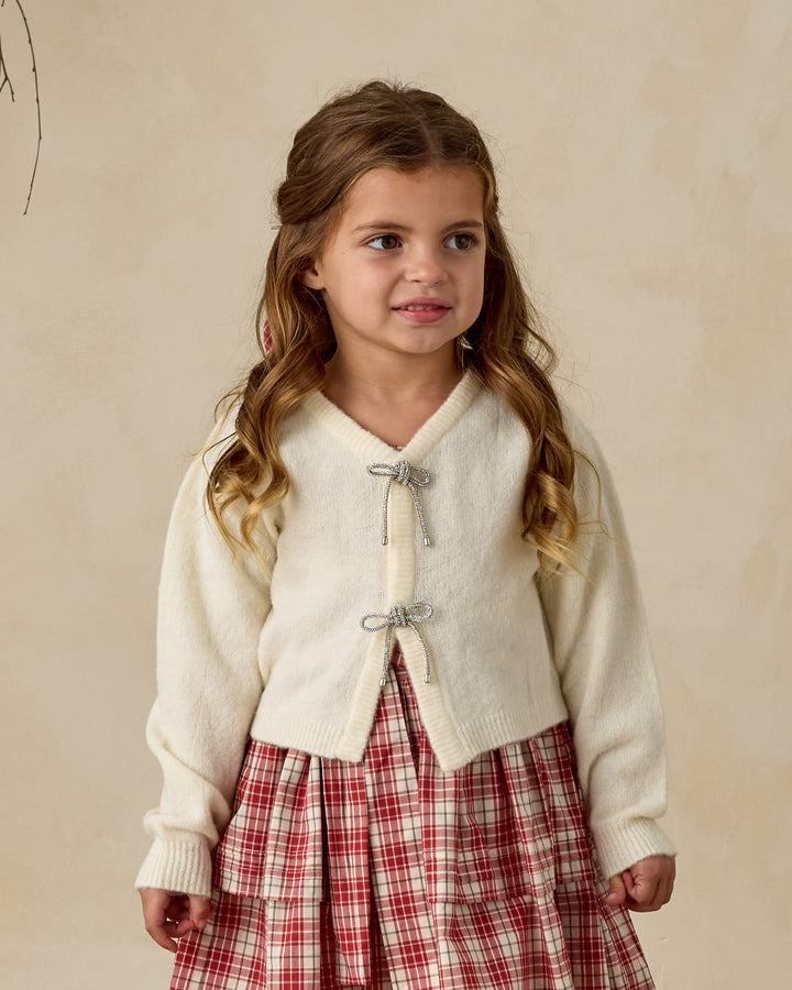 Noralee Bow Cardigan - Ivory