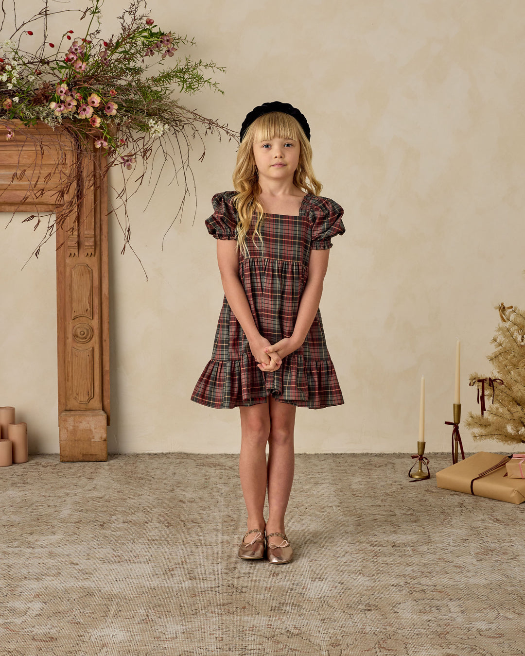 winter tartan dress How to Wear a Tartan Nap Dress for the Holidays Kyndal Sowers
