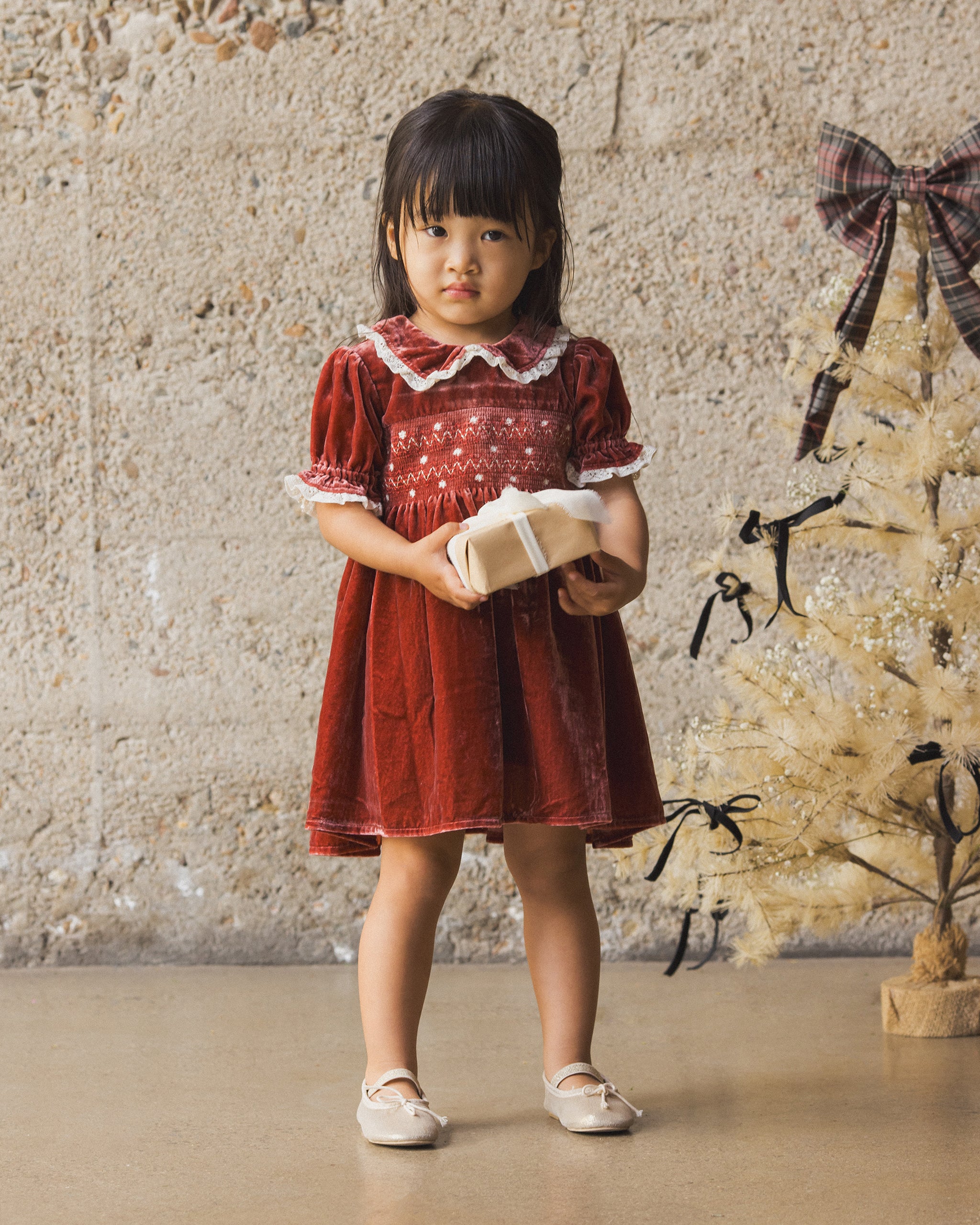 Noralee Elizabeth Dress - Ruby – Hopscotch Kids