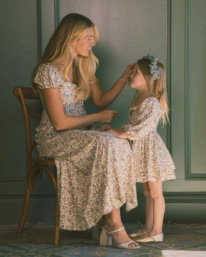 Noralee Elodie Dress - Blue Garden